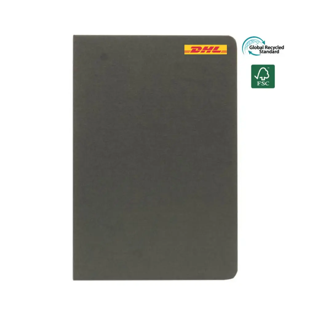 DHL ORSHA - SANTHOME A5 rPET & Certified Notebook - Grey (Anti-Microbial) 