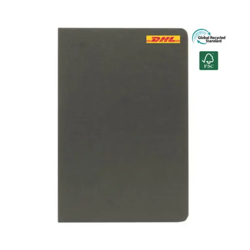 DHL ORSHA - SANTHOME A5 rPET & Certified Notebook - Grey (Anti-Microbial) 